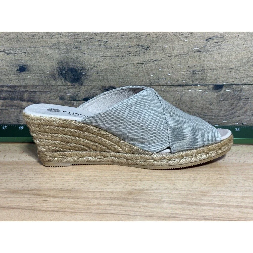 🔥NEW - Eric Michael Espadrille Wedge Heel Sandal EU 42 Spain Made (US 11-11.5)